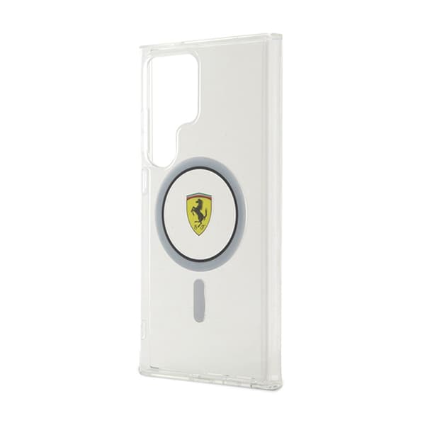 Ferrari IML Transp Inner Circle Line MagSafe - Samsung Galaxy S24 Ultra Cover (gennemsigtig)