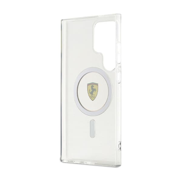 Ferrari IML Transp Inner Circle Line MagSafe - Samsung Galaxy S24 Ultra Cover (gennemsigtig)