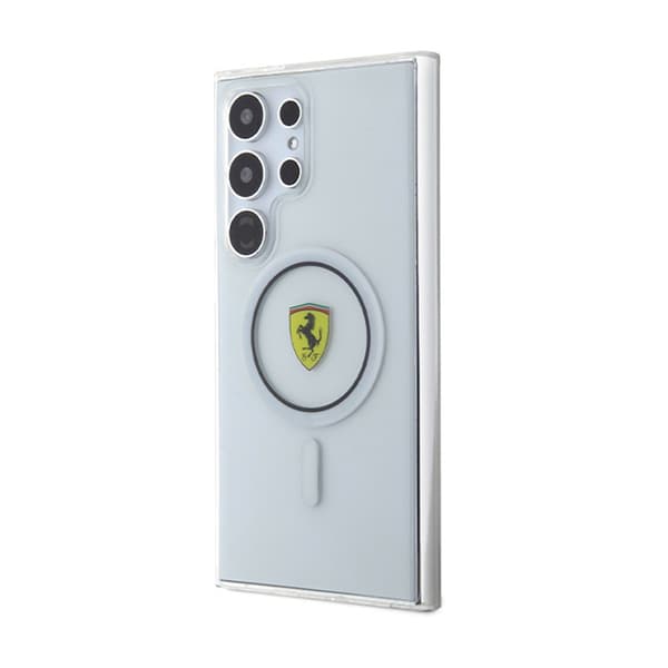 Ferrari IML Transp Inner Circle Line MagSafe - Samsung Galaxy S24 Ultra Cover (gennemsigtig)