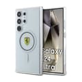 Miniatyrbillede 1 af 8: Ferrari IML Transp Inner Circle Line MagSafe - Samsung Galaxy S24 Ultra Cover (gennemsigtig)