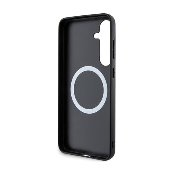 BMW Carbon Tricolor Line MagSafe - Samsung Galaxy S24-fodral (svart)