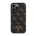 Miniatyrbillede 3 af 8: Guess 4G Triangle Metal Logo - iPhone 14 Pro Cover (Sort)