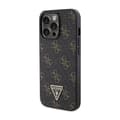 Miniatyrbillede 2 af 8: Guess 4G Triangle Metal Logo - iPhone 14 Pro Cover (Sort)