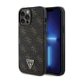 Miniatyrbillede 1 af 8: Guess 4G Triangle Metal Logo - iPhone 14 Pro Cover (Sort)