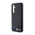 Miniatyrbild 5 av 7: BMW Leather Carbon Blue Line - Samsung Galaxy S23 FE Fodral (svart)
