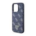 Pikkukuva 6 / 8: Guess 4G Triangle Metal Logo - iPhone 15 Pro -kotelo (sininen)