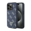 Pikkukuva 1 / 8: Guess 4G Triangle Metal Logo - iPhone 15 Pro -kotelo (sininen)