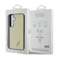 Miniatyrbild 8 av 8: Guess Rhinestone Triangle - Samsung Galaxy S24+ skal (guld)