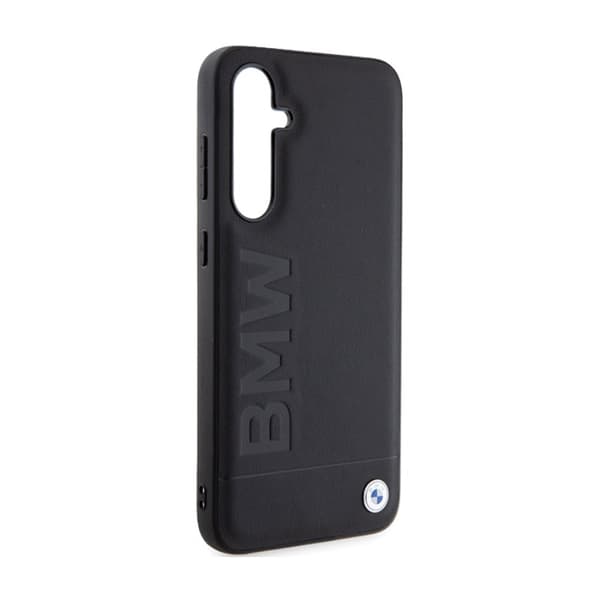 BMW Læder Hot Stamp - Samsung Galaxy S23 FE etui (sort)