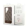 Miniatyrbillede 8 af 8: Guess 4G Bottom Stripe Metal Logo Collection - Samsung Galaxy S24 Ultra Cover (Brun)