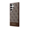 Miniatyrbillede 2 af 8: Guess 4G Bottom Stripe Metal Logo Collection - Samsung Galaxy S24 Ultra Cover (Brun)