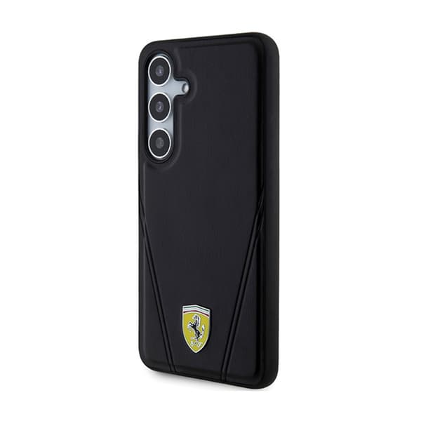 Ferrari Hot Stamp V Lines MagSafe - Samsung Galaxy S24+ etui (sort)