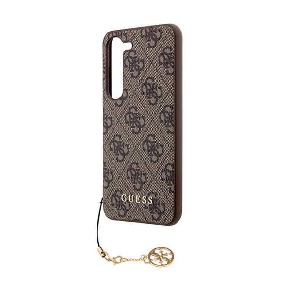 Guess 4G Charms Collection - Samsung Galaxy S24-fodral (brunt)