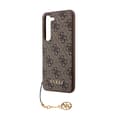 Miniatyrbild 6 av 8: Guess 4G Charms Collection - Samsung Galaxy S24-fodral (brunt)