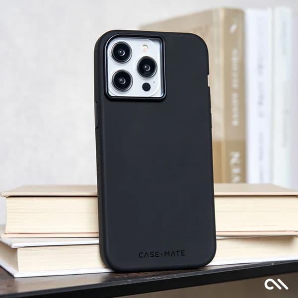 Case-Mate Silikone MagSafe - iPhone 15 Pro Max etui (sort)