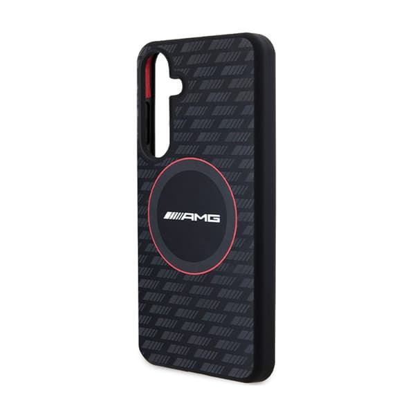 AMG Silikone Carbon Pattern MagSafe - Samsung Galaxy S24+ etui (sort)