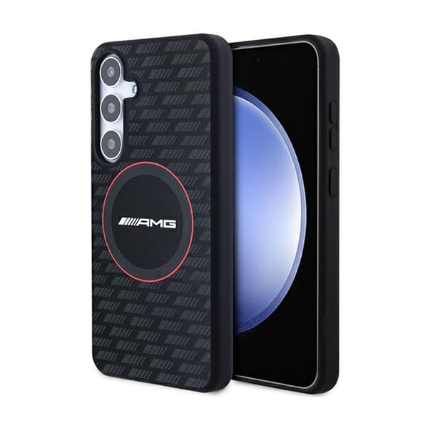 AMG Silicone Carbon Pattern MagSafe - Samsung Galaxy S24+ skal (svart)