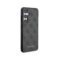 Miniatyrbild 4 av 8: Guess 4G metallguldlogotyp - Samsung Galaxy S24-fodral (svart)