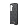 Miniatyrbild 6 av 8: Guess 4G metallguldlogotyp - Samsung Galaxy S24-fodral (svart)