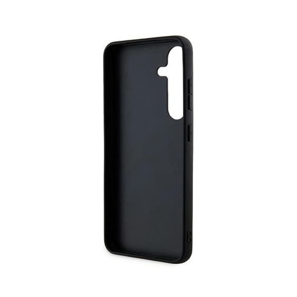 Guess 4G metallguldlogotyp - Samsung Galaxy S24-fodral (svart)