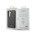 Miniatyrbild 8 av 8: Guess 4G metallguldlogotyp - Samsung Galaxy S24-fodral (svart)