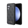 Miniatyrbild 1 av 8: Guess 4G metallguldlogotyp - Samsung Galaxy S24-fodral (svart)