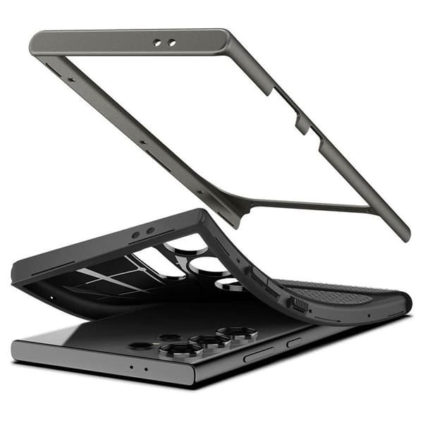 Spigen Neo Hybrid - Cover til Samsung Galaxy S24 Ultra (Gunmetal)