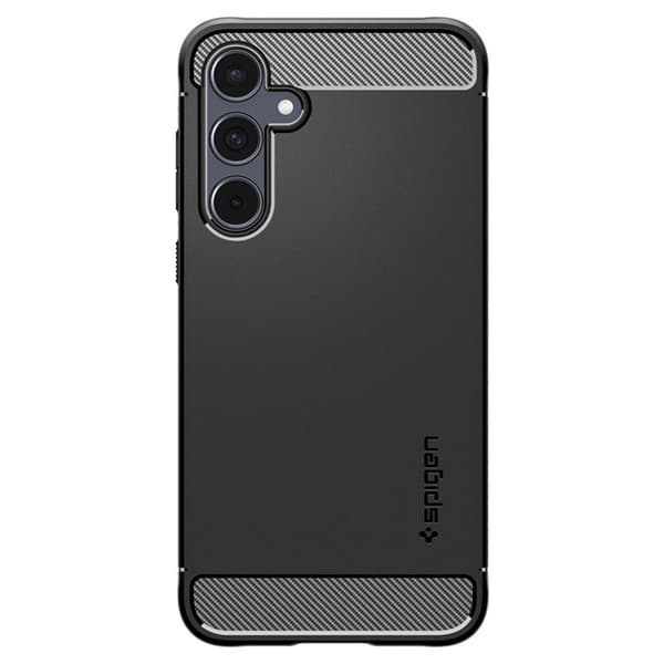 Spigen Rugged Armor - Suojakuori Samsung Galaxy A55 5G (mattamusta)