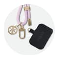Pikkukuva 3 / 5: Guess CBDY Cord Nylon 4G Metal Charm - Yleispuhelinhihna (lila)
