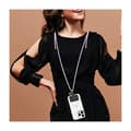 Pikkukuva 5 / 5: Guess CBDY Cord Nylon 4G Metal Charm - Yleispuhelinhihna (lila)
