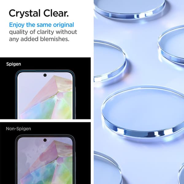 Spigen Alm Glas.TR 2-Pack - Hærdet glas til Samsung Galaxy A35 5G (gennemsigtig)