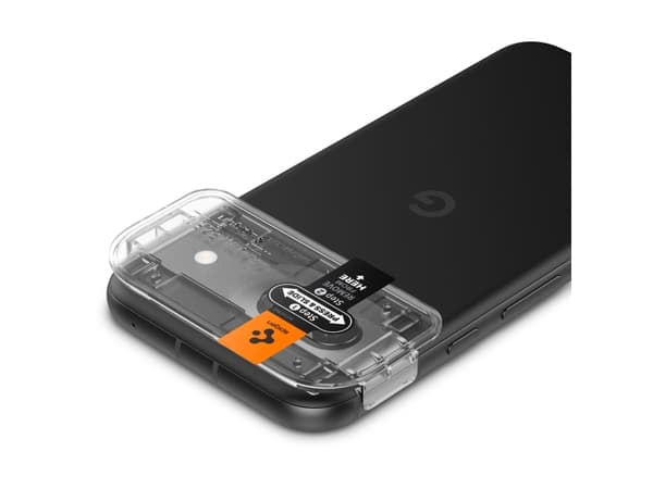 Spigen GLAS.tR EZ Fit, Google, Pixel 8a, Reptålig, Transparent, 2 styck