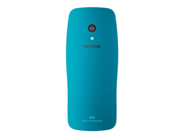 Nokia 3210 - 4G funktionstelefon - dual-SIM - RAM 64 MB / Internminne 128 MB - microSD slot - rear camera 2 MP - undervattensblå