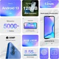 Miniatyrbillede 2 af 7: AGM-mobiler - NOTE N1 4G Smartphone 128GB - Android 13 - 50MP - Blå
