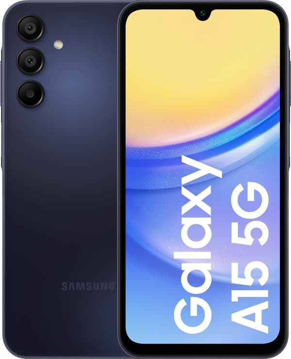 Samsung Galaxy A15 5G - 128GB - Blå svart