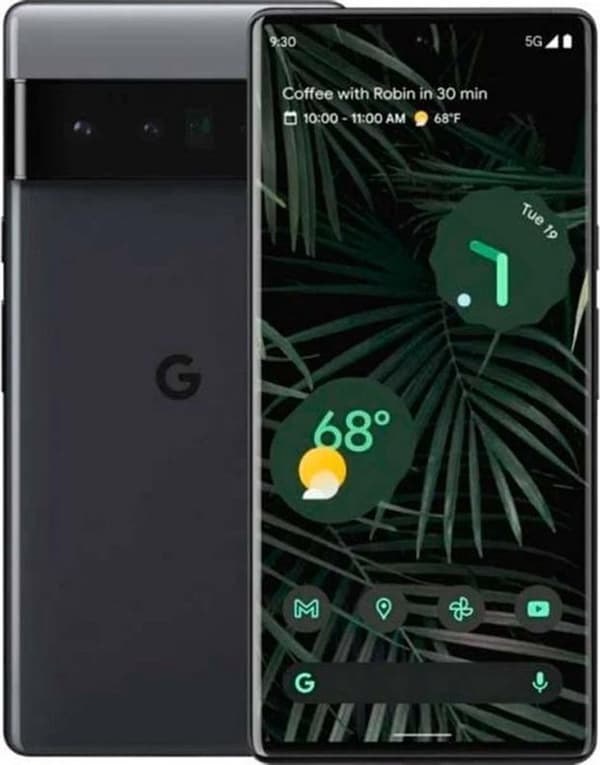 Google Pixel 6 Pro - Smartphones - 128GB - 6,7 tommer - Sort