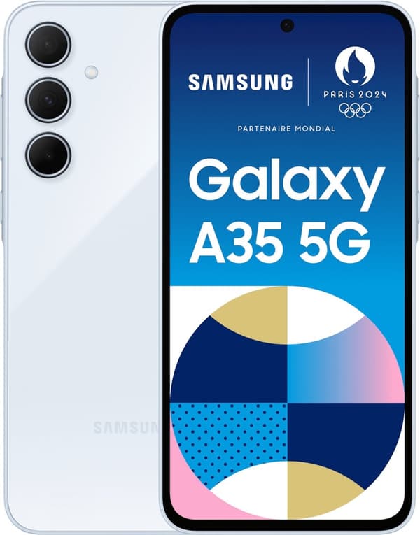 Samsung Galaxy A35 - 256GB - Great Ice Blue