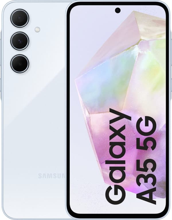 Samsung Galaxy A35 - 256GB - Great Ice Blue Blå