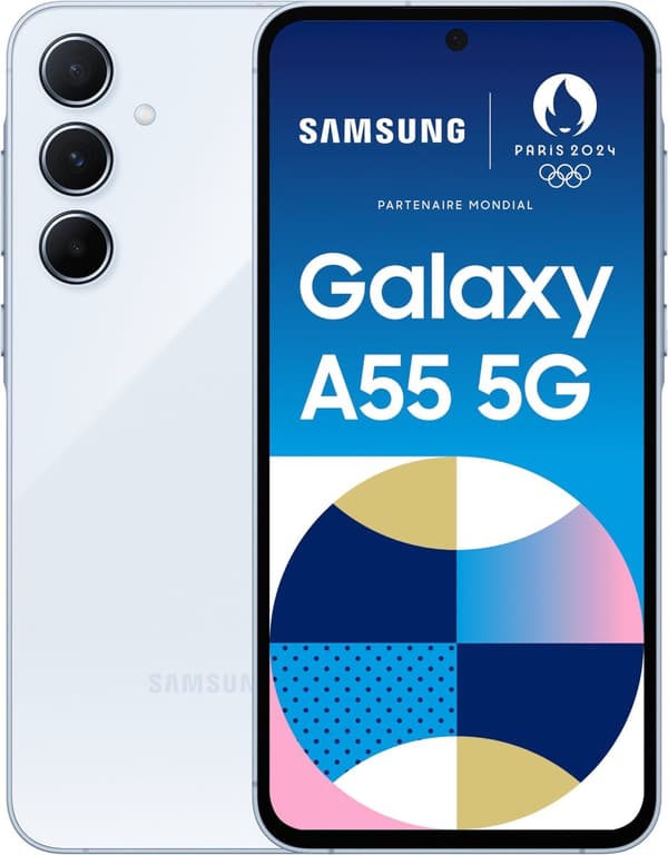 Samsung Galaxy A55 5G - 128GB - Great Ice Blue