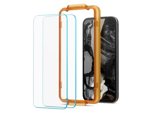 Spigen GLAS.tR Align Master, Google, Pixel 8a, Ripebestandig, Gjennomsiktig, 2 stykker