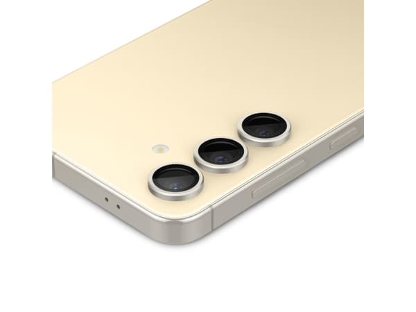 Spigen GLAS.tR EZ Fit Optik Pro, Samsung, Galaxy S24 Plus (2024), Fallsäker, Reptålig, Transparent, Gul, 2 styck