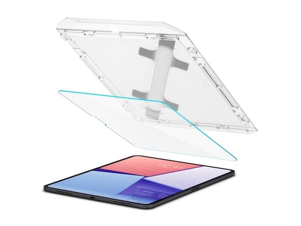 Spigen GLAS.tR EZ Fit, Genomskinligt skärmskydd, 33 cm (13"), 9H, Härdat glas, 1 styck