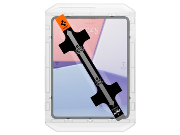Spigen GLAS.tR EZ Fit, Genomskinligt skärmskydd, 33 cm (13"), 9H, Härdat glas, 1 styck