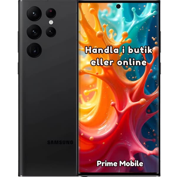 S22 Ultra 128GB kuten uusi Musta Samsung Galaxy