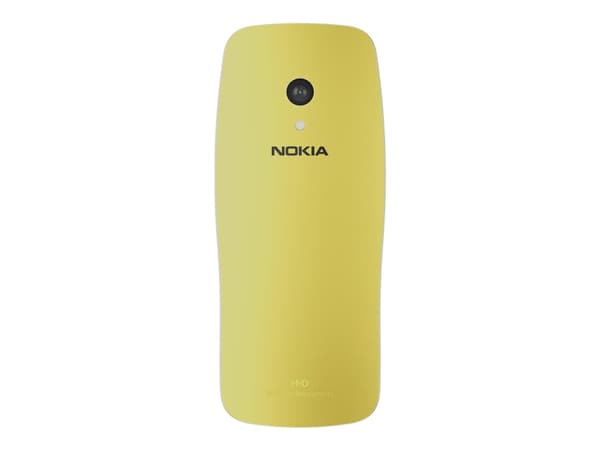 Nokia 3210 - 4G funktionstelefon - dual-SIM - RAM 64 MB / Internminne 128 MB - microSD slot - rear camera 2 MP - Y2K gold