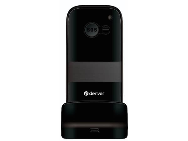 DENVER BAS-18600L - 4G feature phone - dual-SIM - microSD-kortplats - LCD-skärm - 128 x 160 pixlar - bakre kamera 0.08 MP