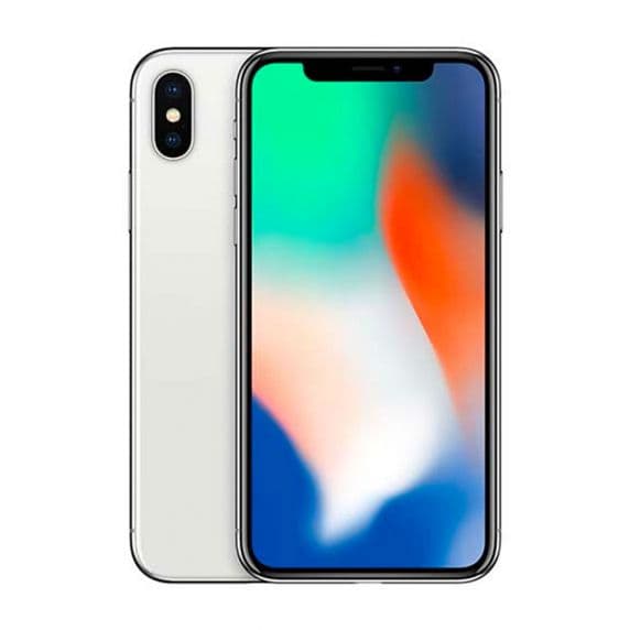 Begagnad iPhone X 64GB i Nyskick – Silver Silver