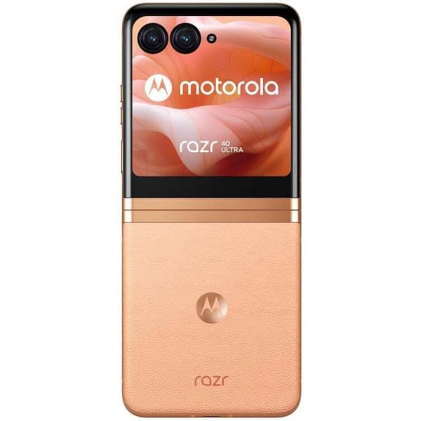 Motorola Razr 40 Ultra 5G-telefon, 256/8 GB, Peach Fuzz