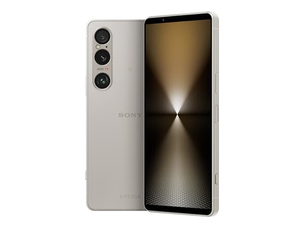Sony XPERIA 1 VI - 5G smarttelefon - dobbelt-SIM - RAM 12 GB / Internminne 256 GB - microSD slot - OLED-display - 6.5" - 2340 x 1080 piksler (120 Hz) Platina, Sølv