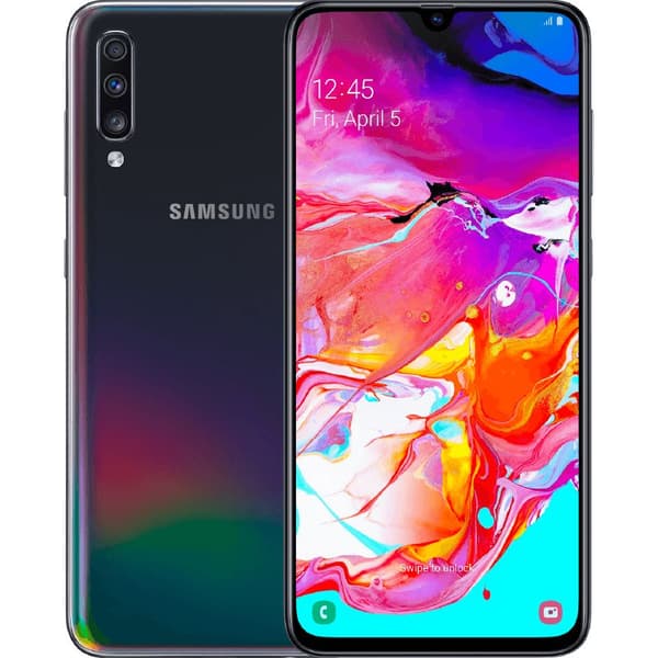 Galaxy A70 Black 128 GB Klass B (refurbished)